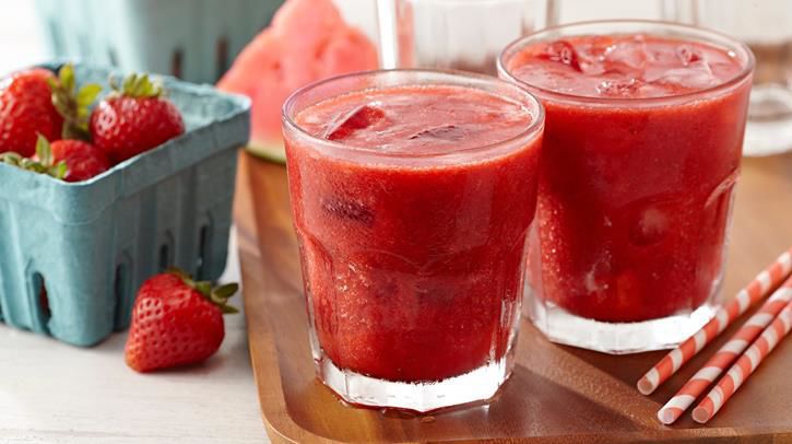 Recipe: Lemon Watermelon Strawberry Slush